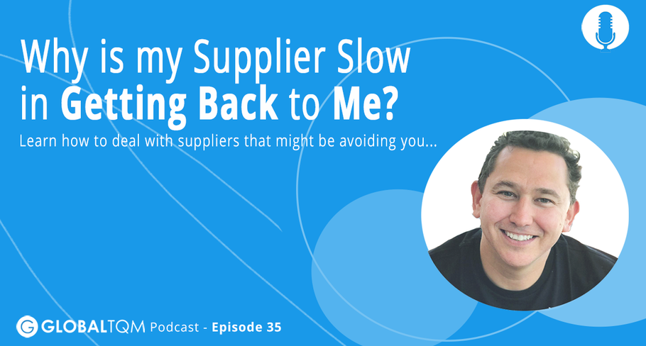 Why is my Supplier Slow in Getting Back to Me?[Podcast ep.035]