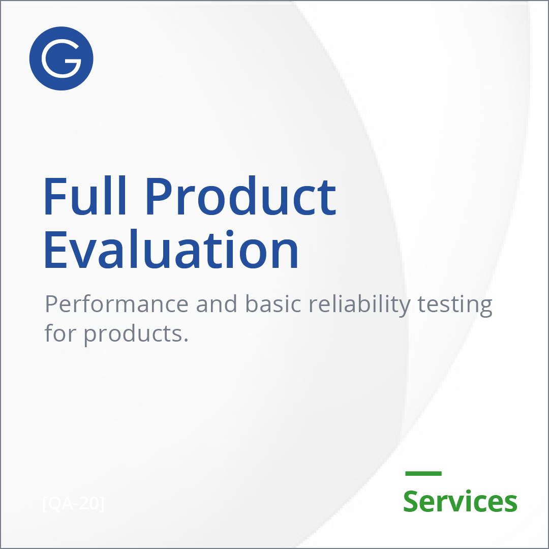 Full Product Evaluation